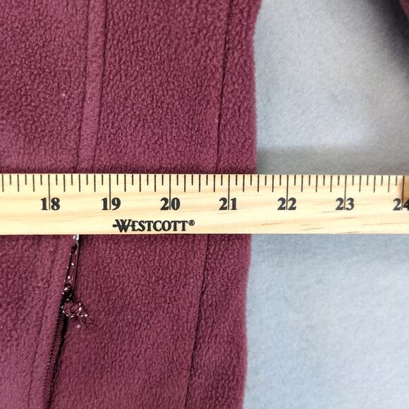 Columbia Virginia Tech Full Zip Fleece Jacket Men's L VT Burgundy Sportswear - Picture 10 of 10